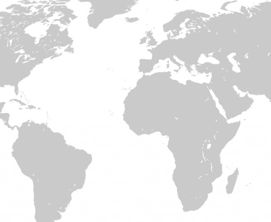 World map in grey