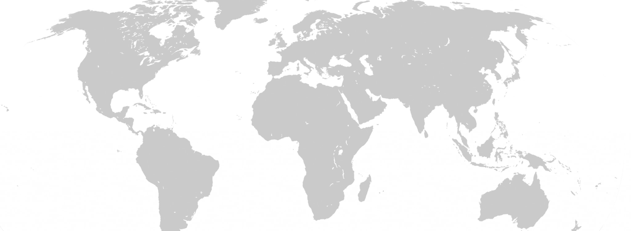 World map in grey